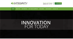Desktop Screenshot of integrityrecycling.net
